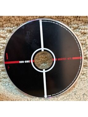 Run-DMC Greatest Hits CD Music Album Black and Red